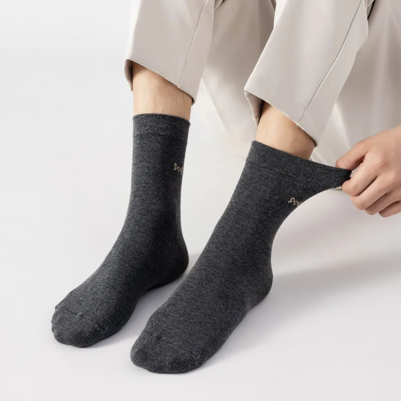 MIIOW Mid Calf Socks Men's Box 5 Pack-37