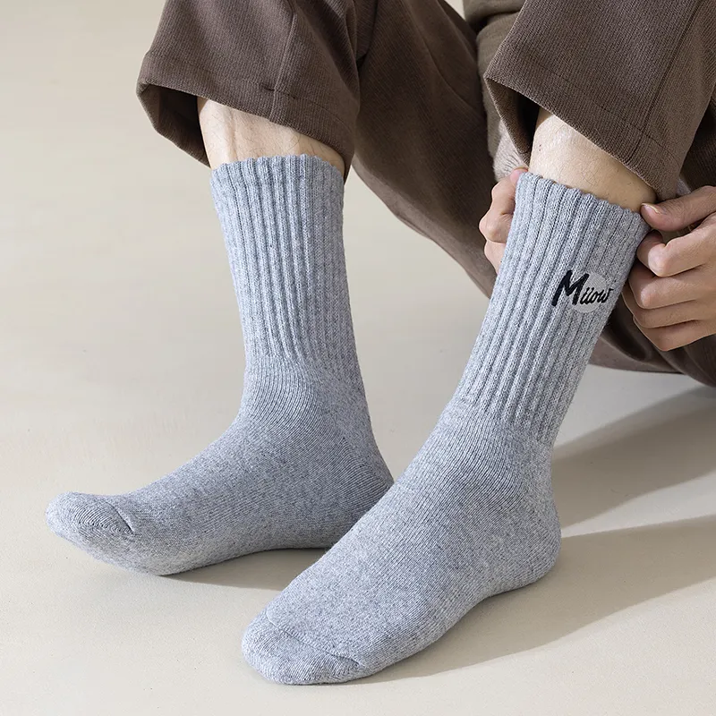 MIIOW Knee High Socks Men's 3 Pack-15