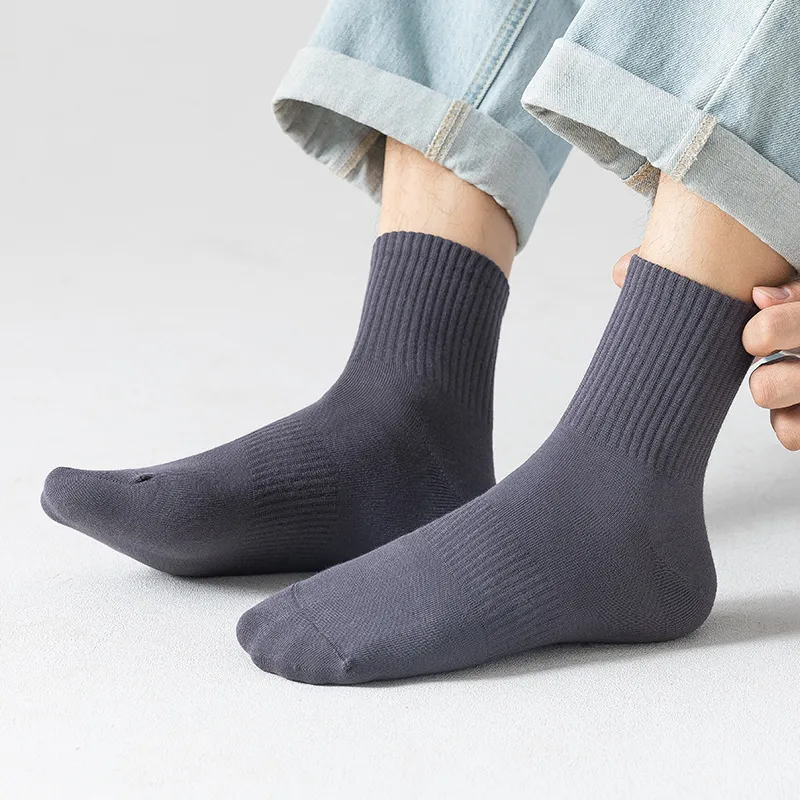 MIIOW Mid Calf Socks Men's 5 Pack-19