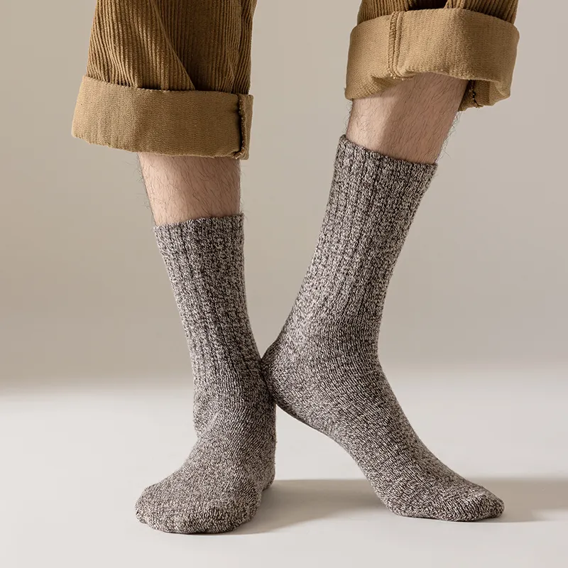 MIIOW Mid Calf Socks Men's 5 Pack-21