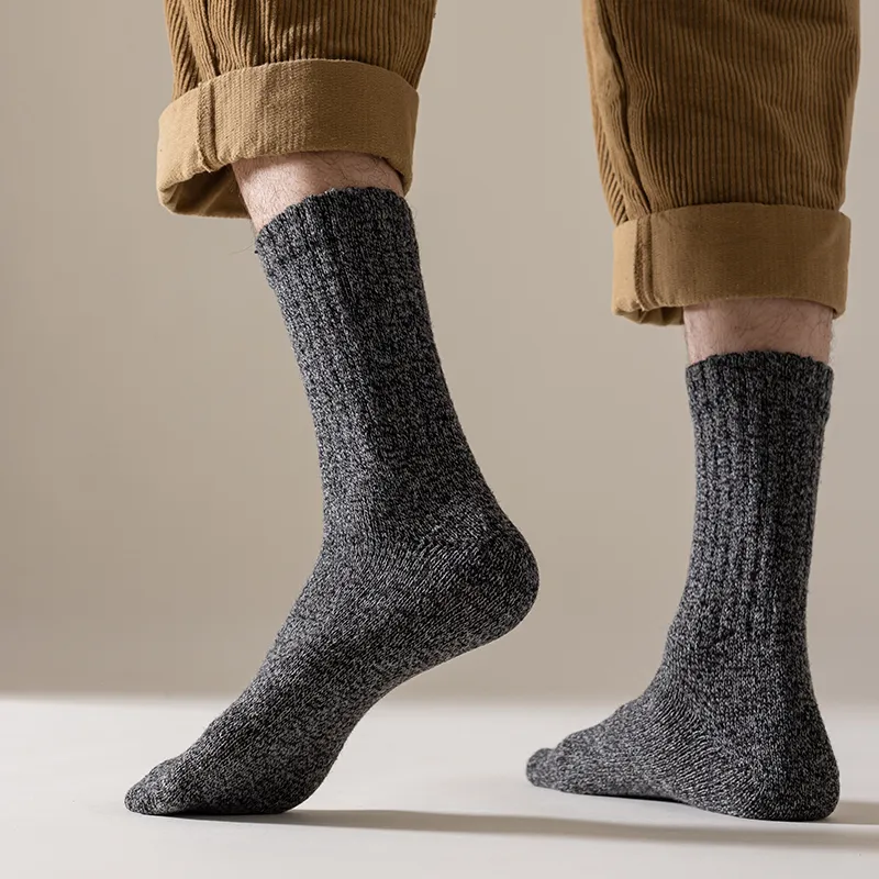 MIIOW Mid Calf Socks Men's 5 Pack-7