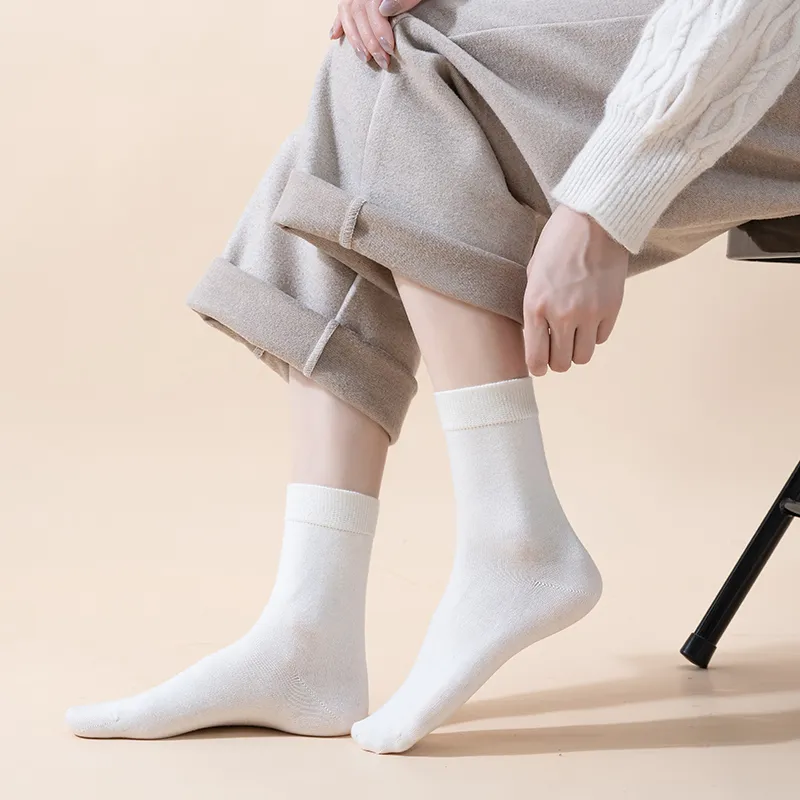 MIIOW Mid Calf Socks Women's 5 Pack-9