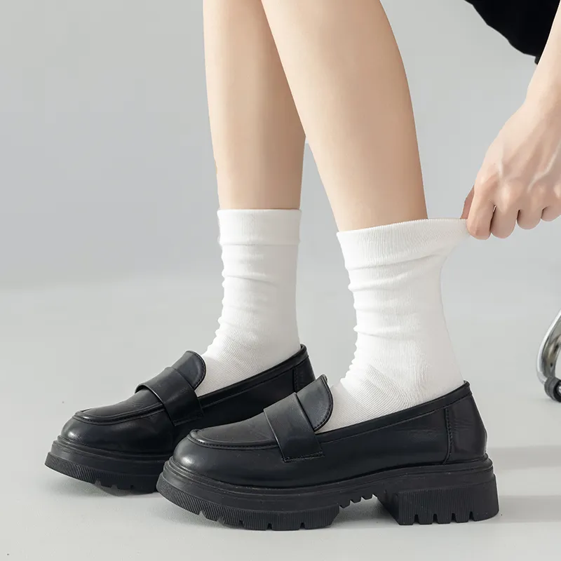 MIIOW Mid Calf Socks Women's 5 Pack-26