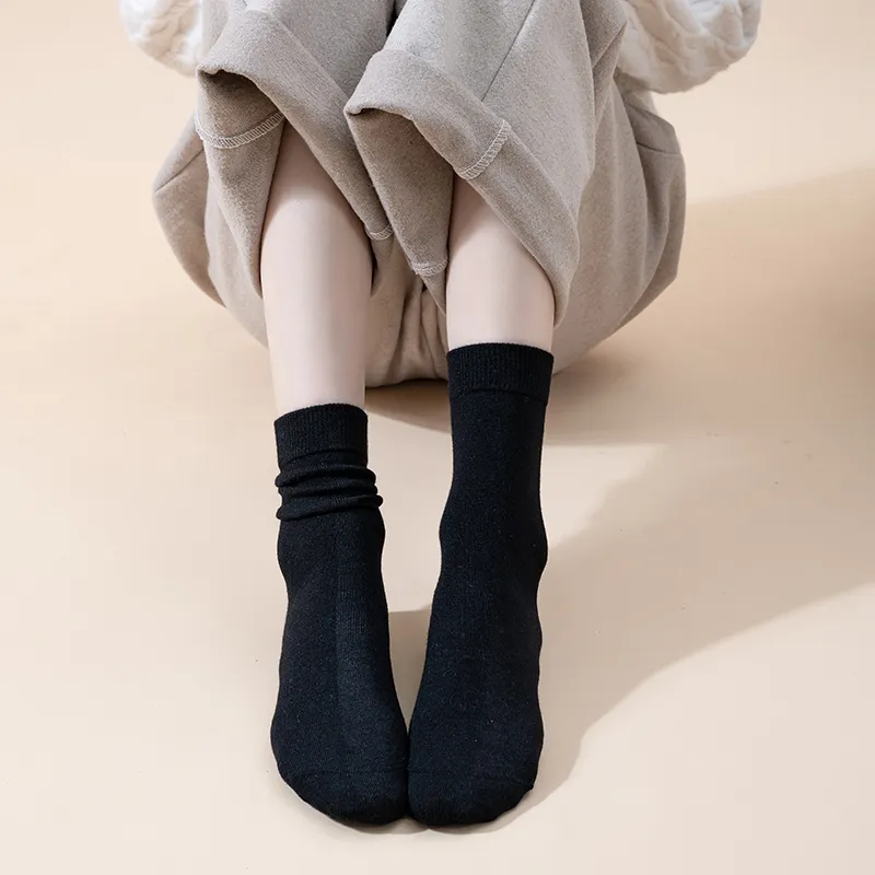 MIIOW Mid Calf Socks Women's 5 Pack-28