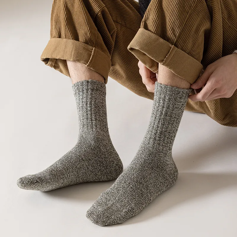 MIIOW Mid Calf Socks Men's 5 Pack-44