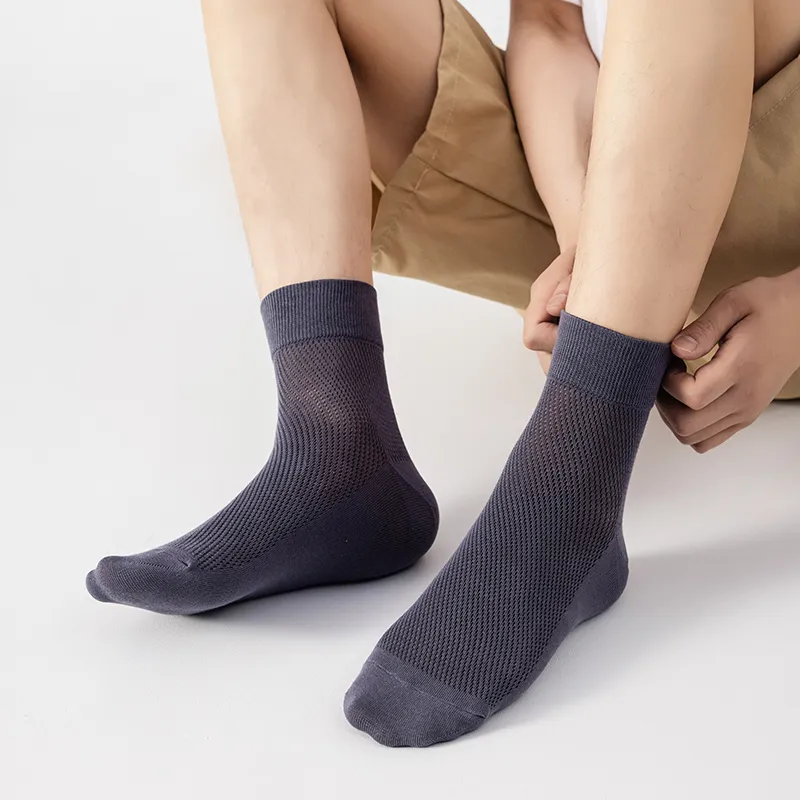 MIIOW Mid Calf Socks Men's 5 Pack-21