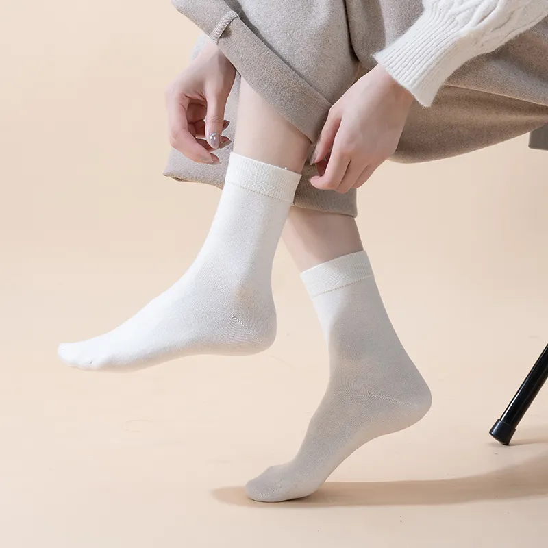 MIIOW Mid Calf Socks Women's 5 Pack-14