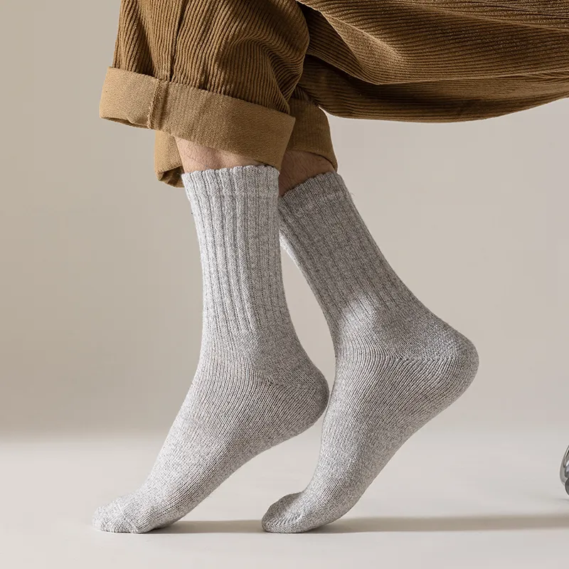 MIIOW Mid Calf Socks Men's 5 Pack-27
