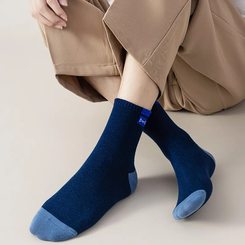 MIIOW Mid Calf Socks Men's 5 Pack-5