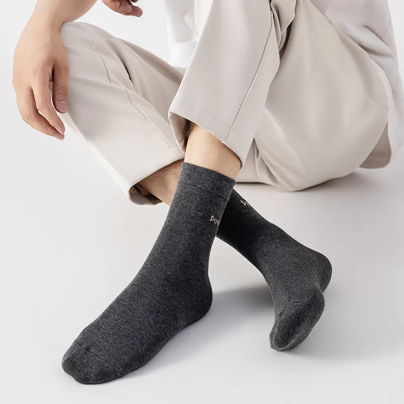 MIIOW Mid Calf Socks Men's Box 5 Pack-21