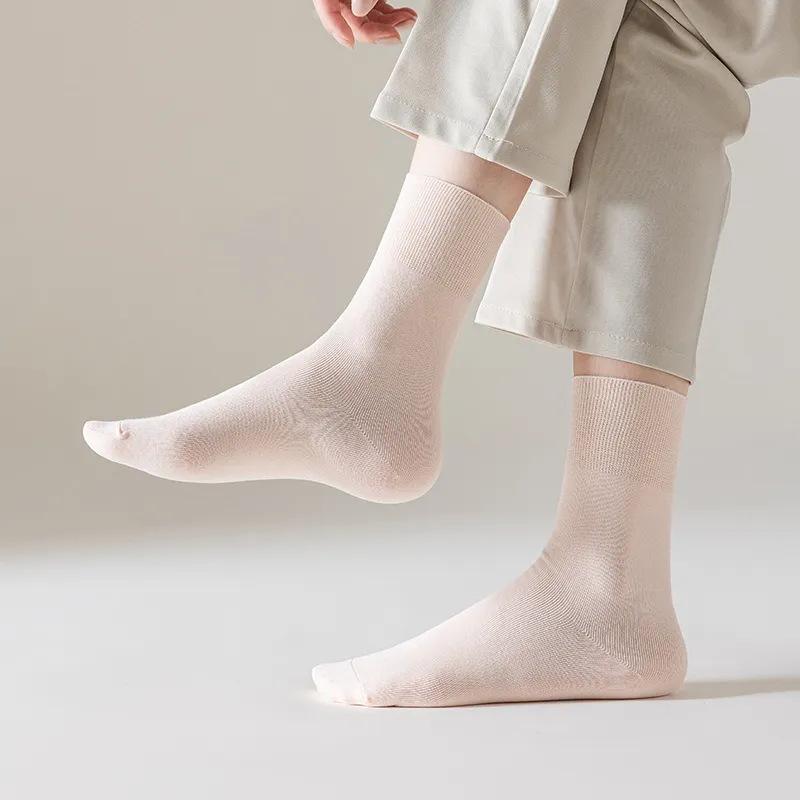 MIIOW Mid Calf Socks Women's 5 Pack-14