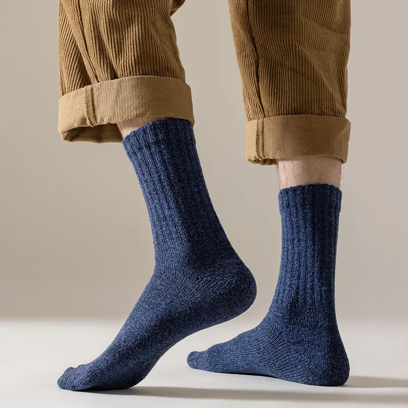 MIIOW Mid Calf Socks Men's 5 Pack-12