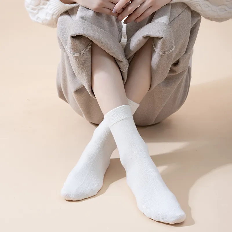 MIIOW Mid Calf Socks Women's 5 Pack-7