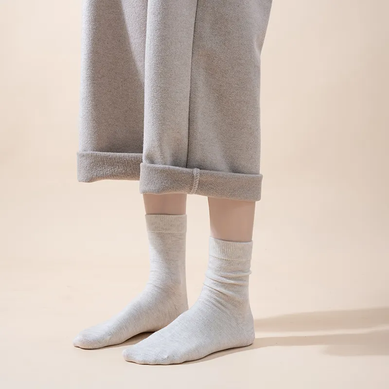 MIIOW Mid Calf Socks Women's 5 Pack-19