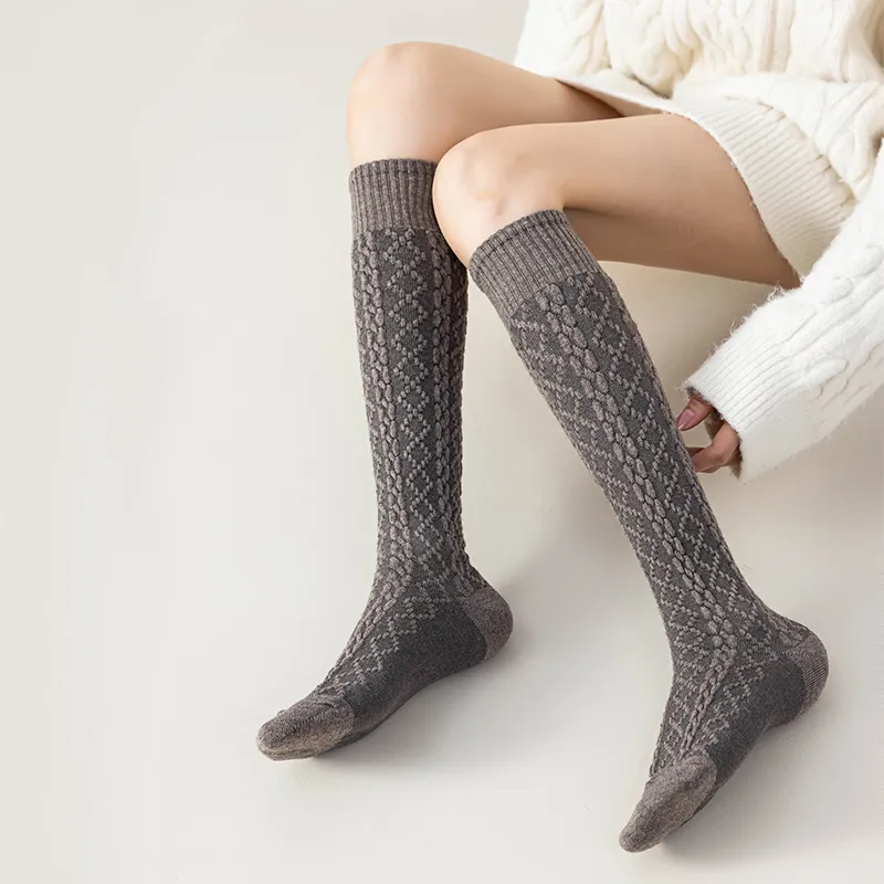 MIIOW Knee High Socks Women's 2 Pack-21