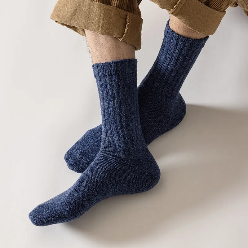 MIIOW Mid Calf Socks Men's 5 Pack-14