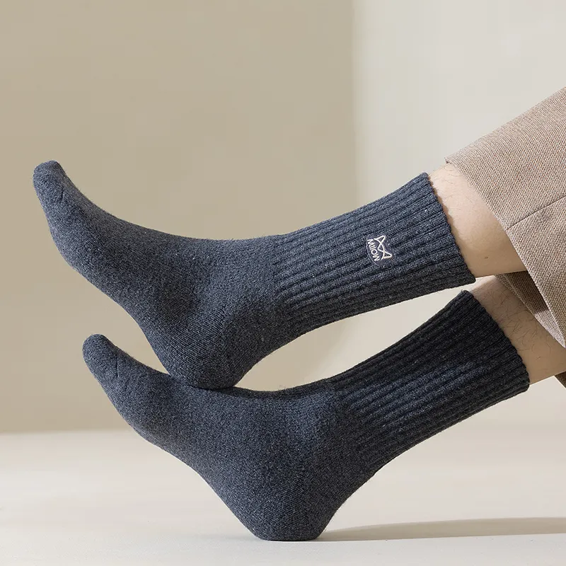 MIIOW Knee High Socks Men's 3 Pack-27