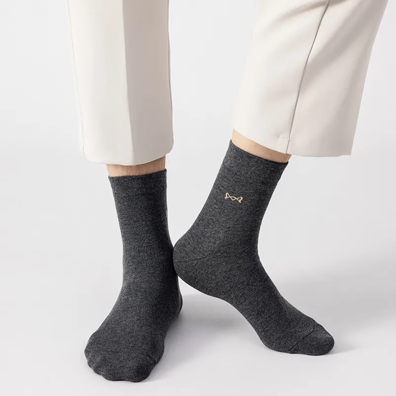MIIOW Mid Calf Socks Men's Box 5 Pack-20