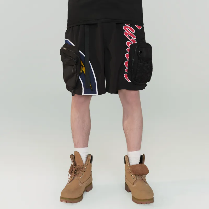 BURNIN Casual Shorts Unisex Black-4