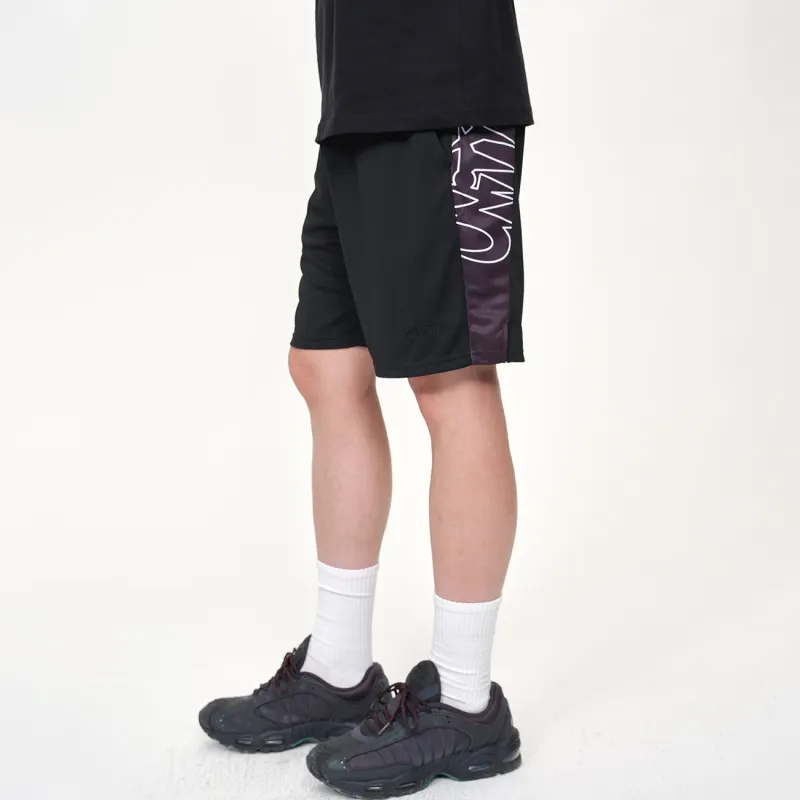 BURNIN Casual Shorts Unisex Black-4