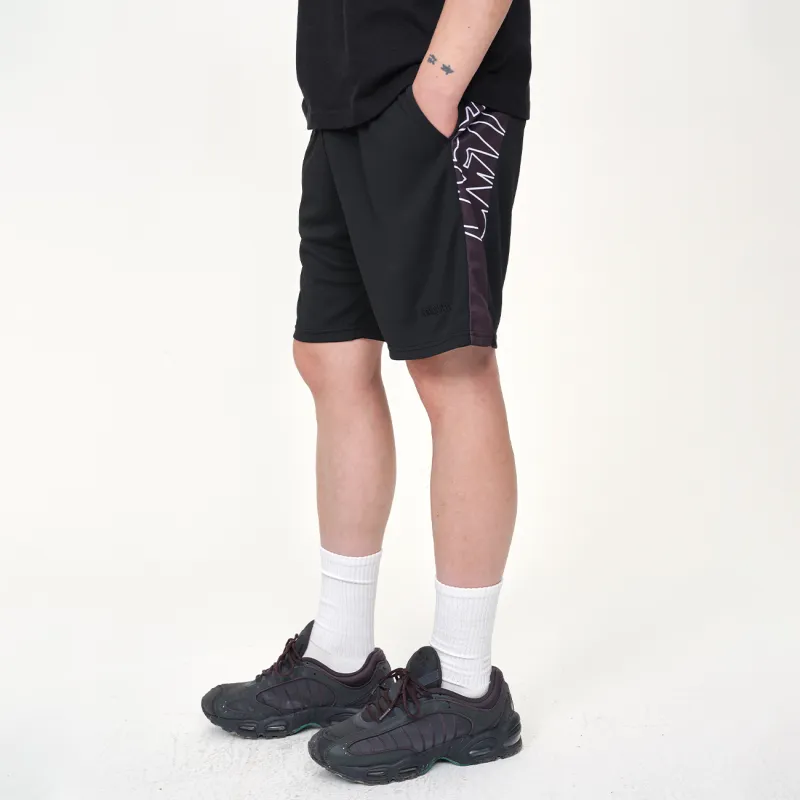 BURNIN Casual Shorts Unisex Black-3
