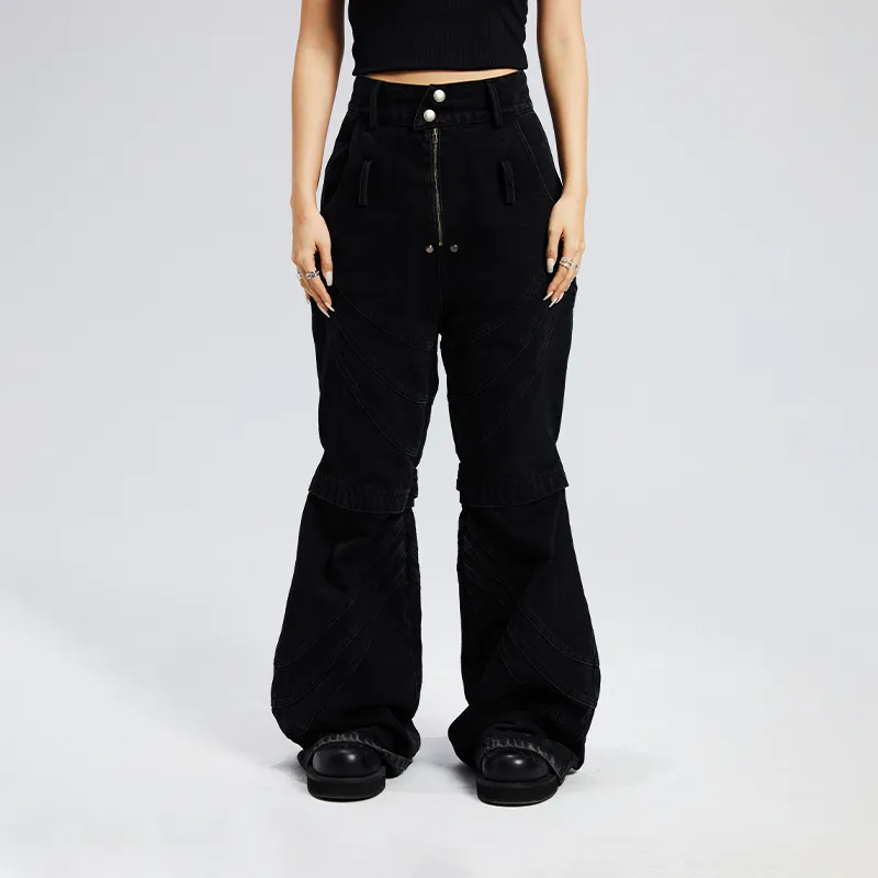 BURNIN BLACK BURNIN Jeans Unisex Black-6