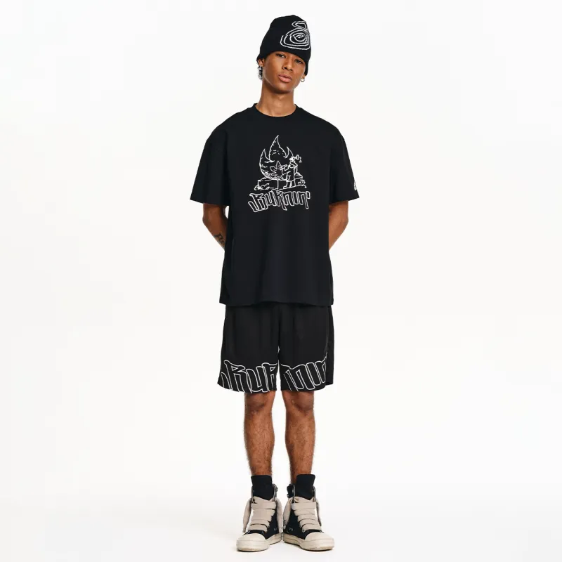 BURNIN T-Shirts Unisex Black-5