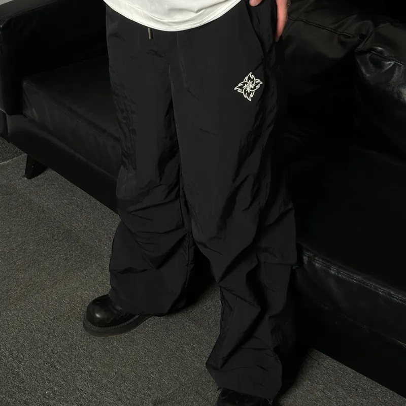 BURNIN Casual Pants Unisex Black-6