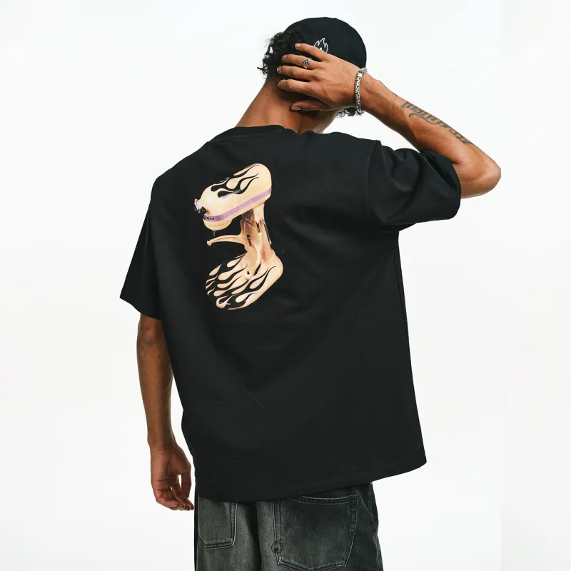 BURNIN T Shirts Unisex Black-2