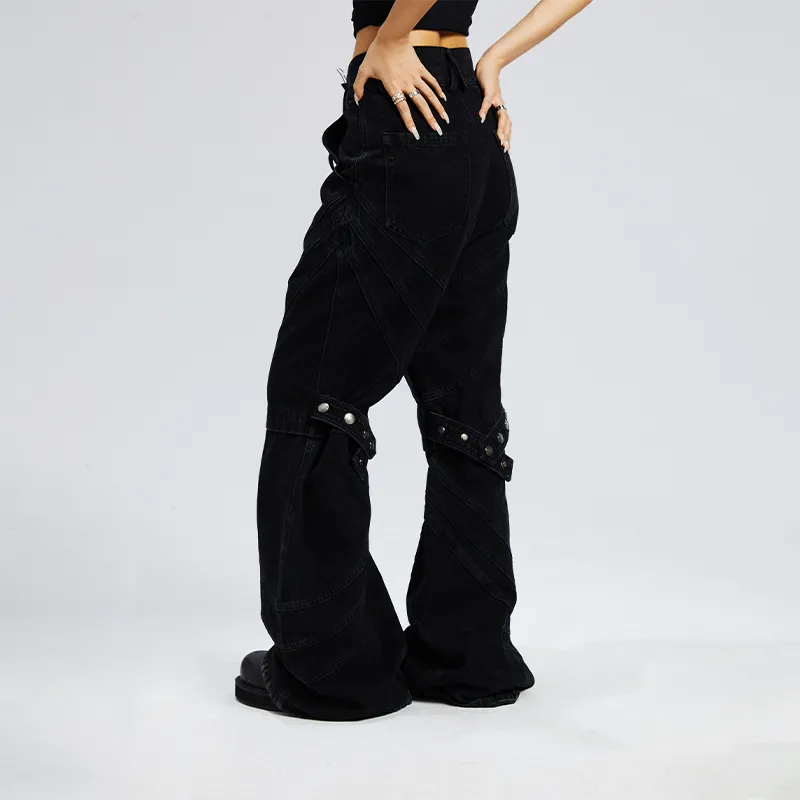 BURNIN BLACK BURNIN Jeans Unisex Black-5