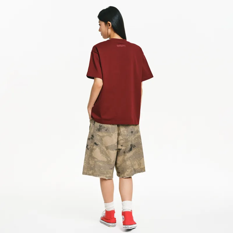 BURNIN T Shirts Unisex Deep Red-5