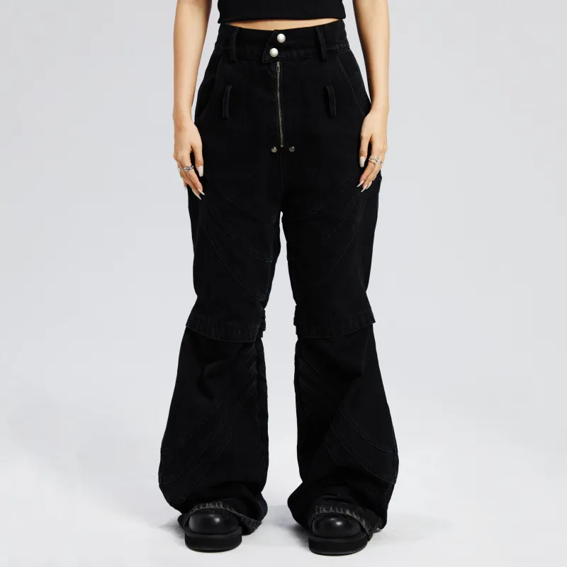 BURNIN BLACK BURNIN Jeans Unisex Black-2