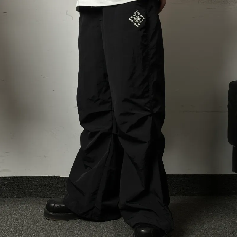 BURNIN Casual Pants Unisex Black-2