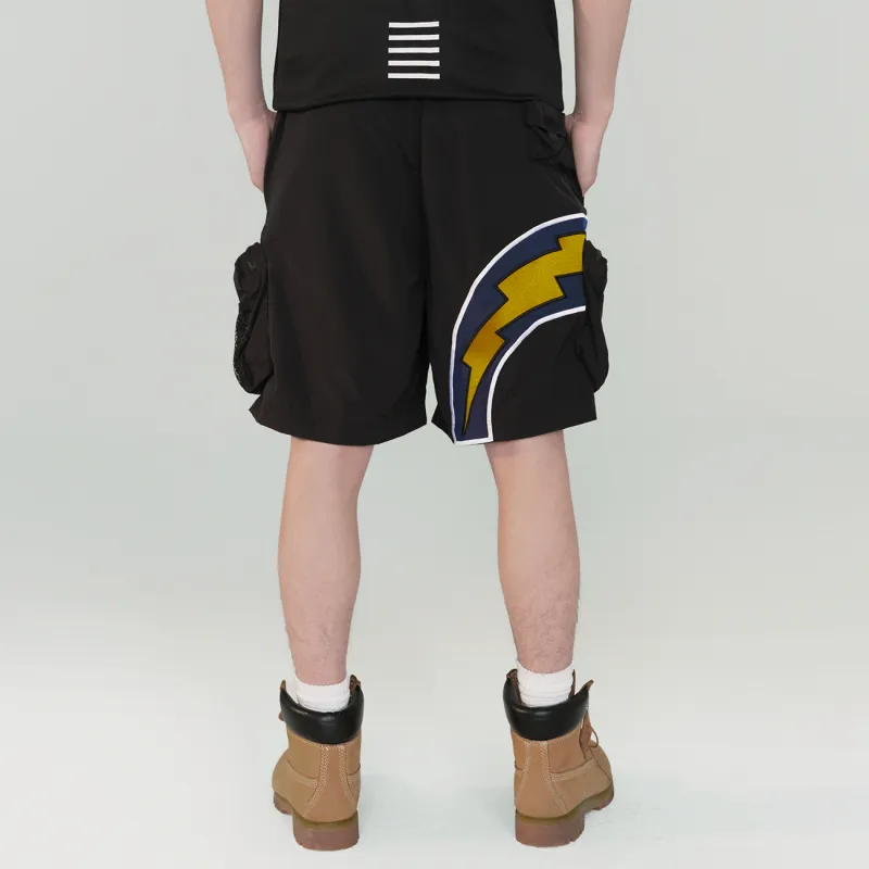 BURNIN Casual Shorts Unisex Black-5