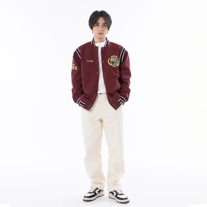 BURNIN Jackets Unisex Burgundy-3