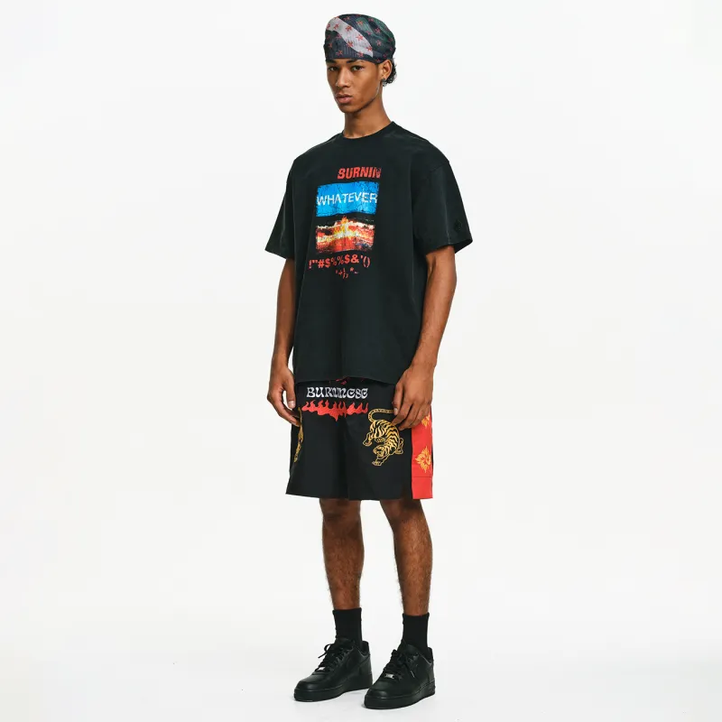 BURNIN T Shirts Unisex Black-5