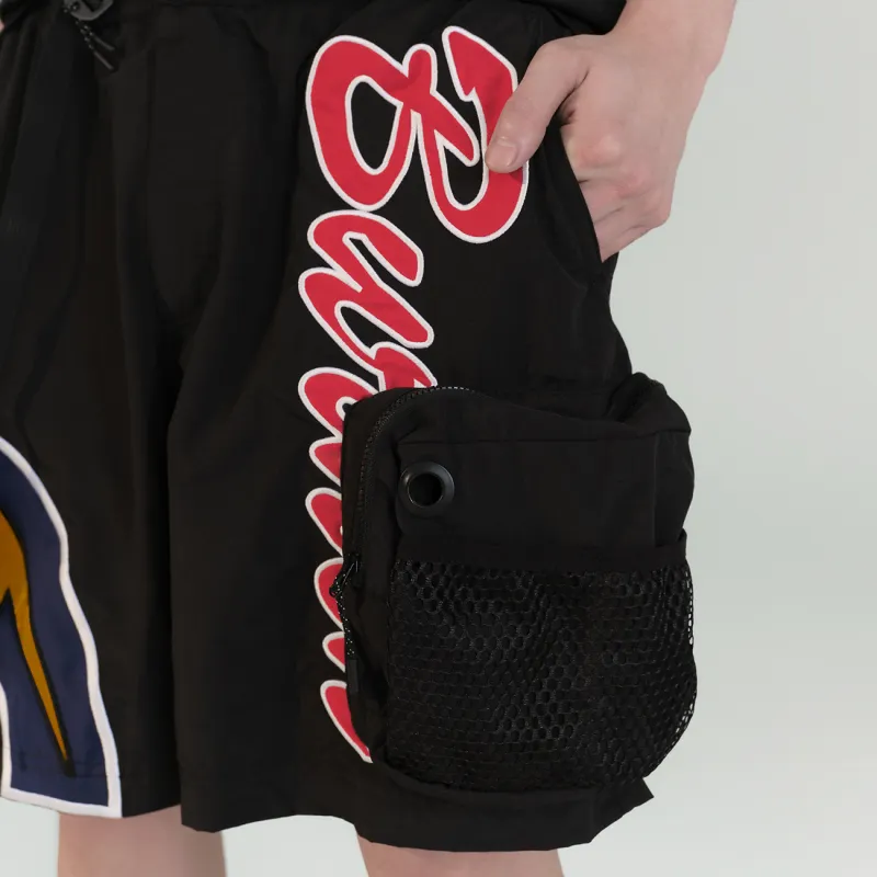 BURNIN Casual Shorts Unisex Black-2