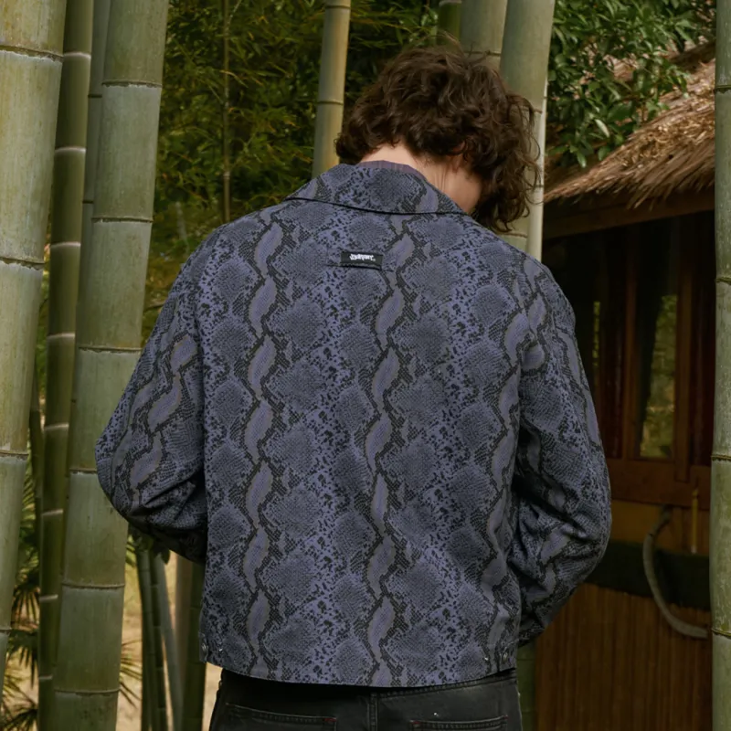 BURNIN Jackets & Coats Unisex Purple Black-2