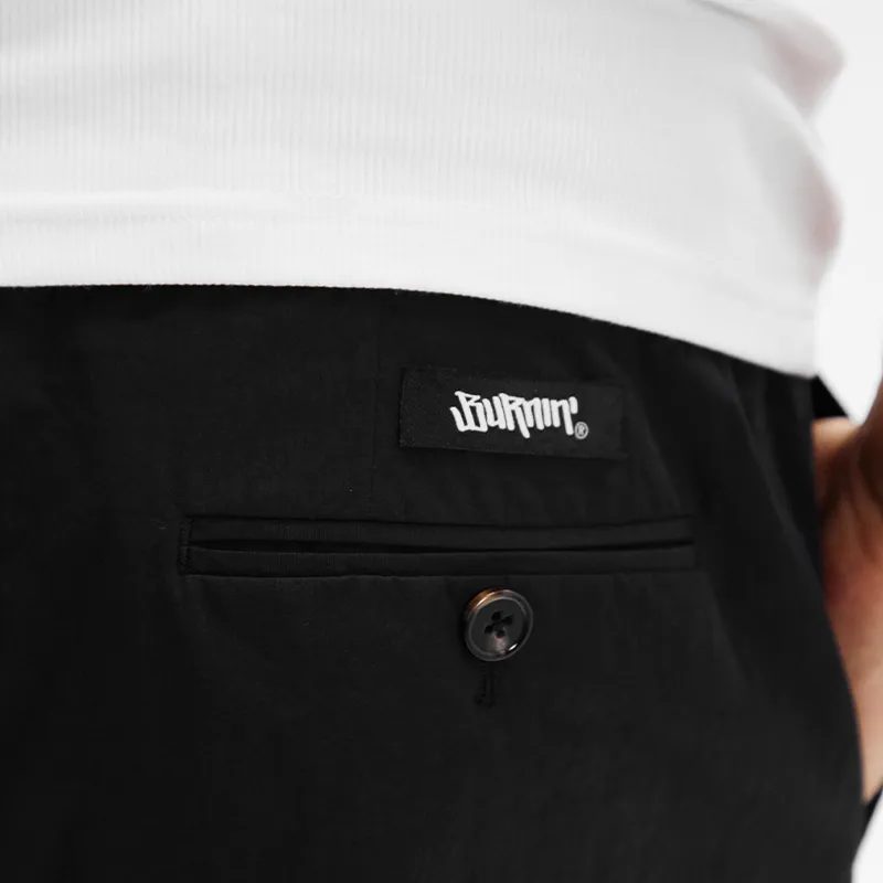 BURNIN Suit Trousers Unisex Black-5