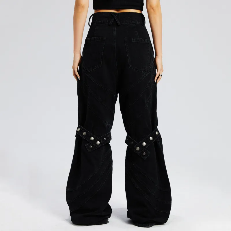 BURNIN BLACK BURNIN Jeans Unisex Black-3