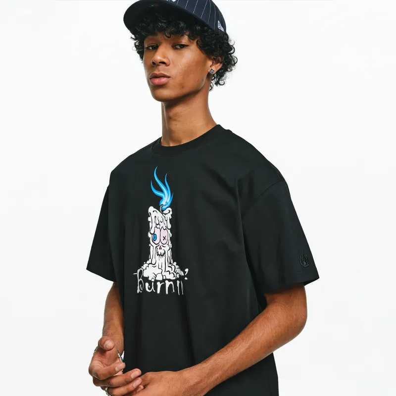 BURNIN T Shirts Unisex Black-3
