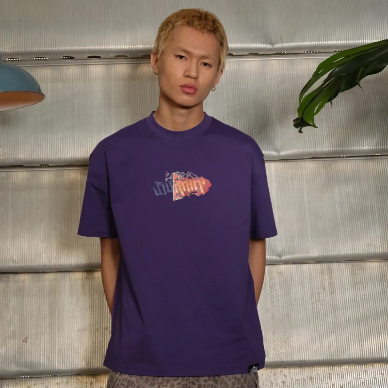 BURNIN T Shirts Unisex Purple-3