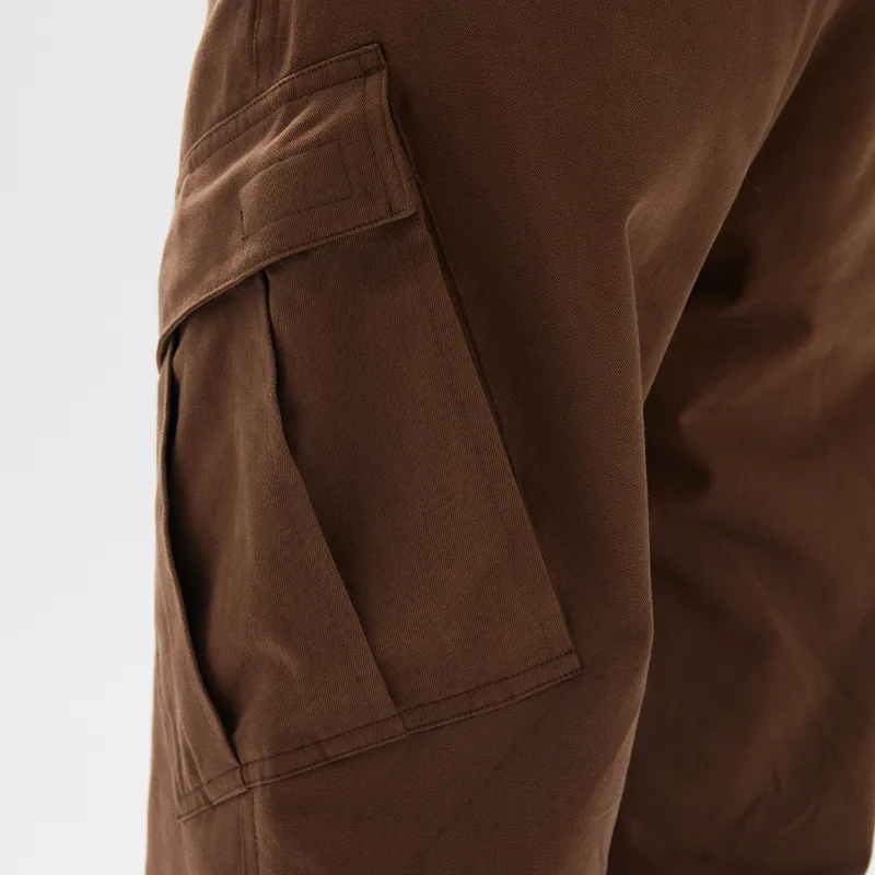 BURNIN Casual Pants Unisex Brown-5