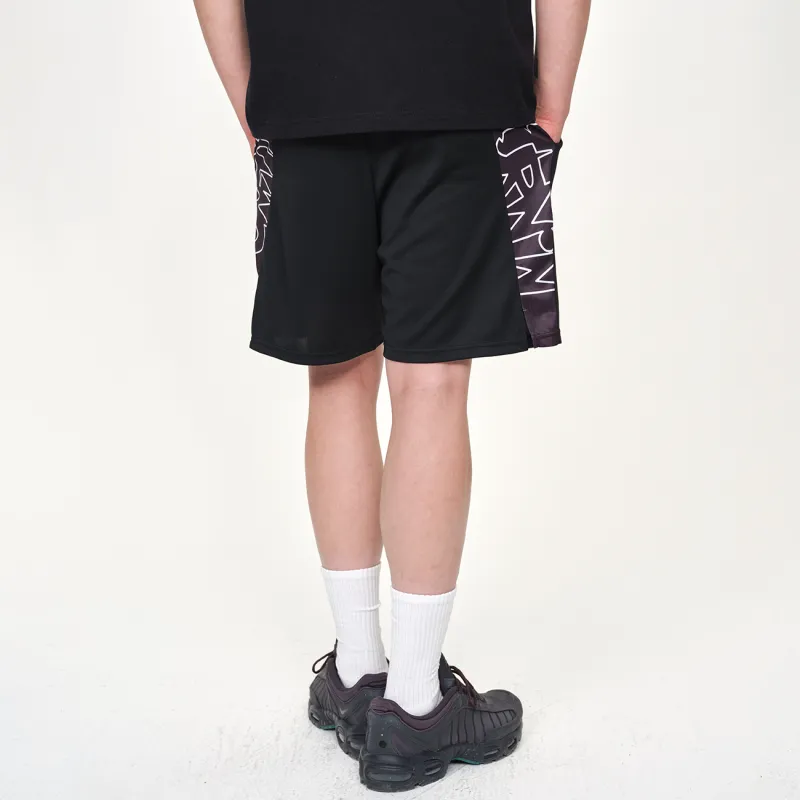 BURNIN Casual Shorts Unisex Black-5