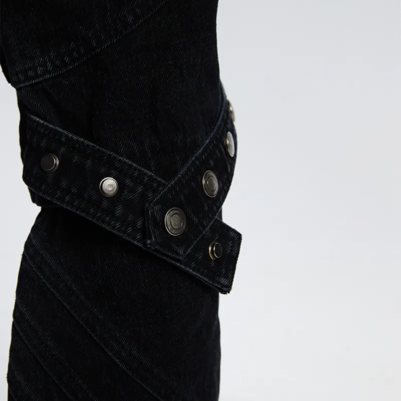 BURNIN BLACK BURNIN Jeans Unisex Black-7