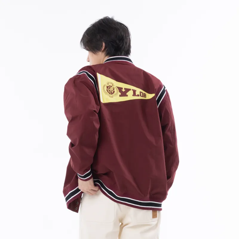 BURNIN Jackets Unisex Burgundy-5