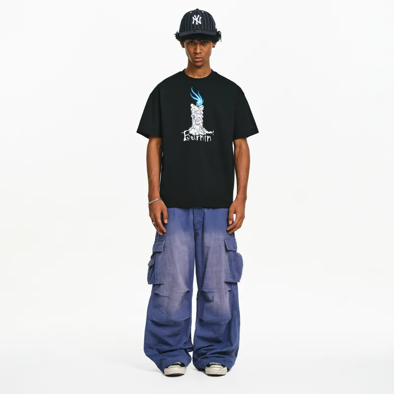 BURNIN T Shirts Unisex Black-5