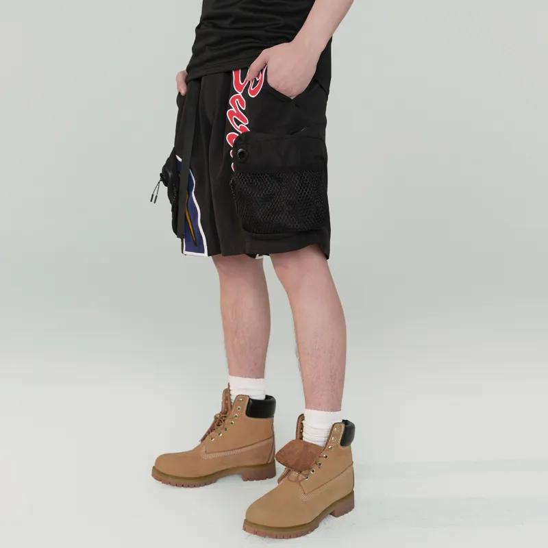 BURNIN Casual Shorts Unisex Black-6