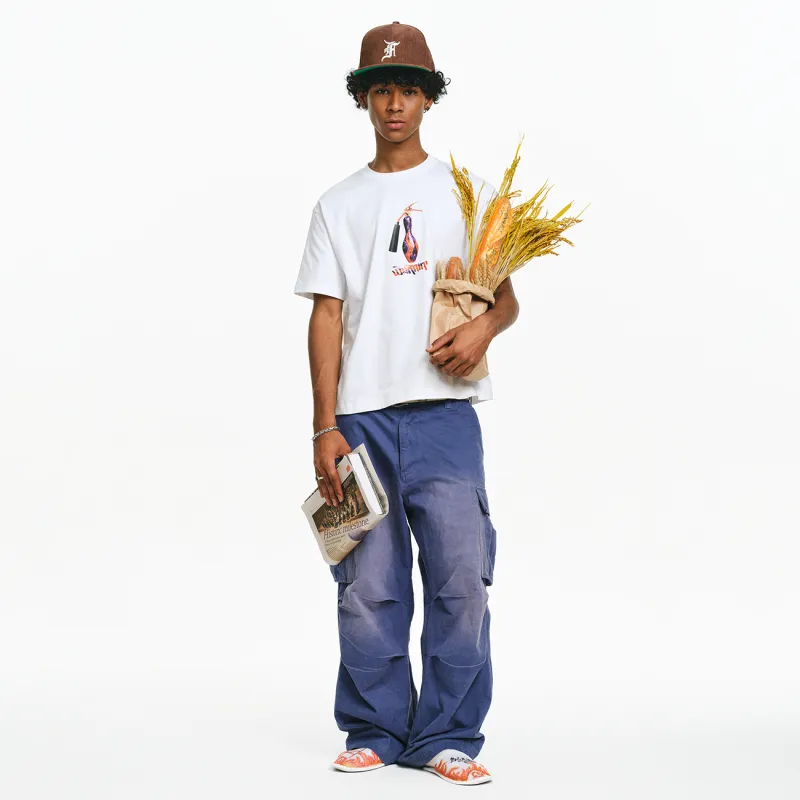 BURNIN T Shirts Unisex White-4