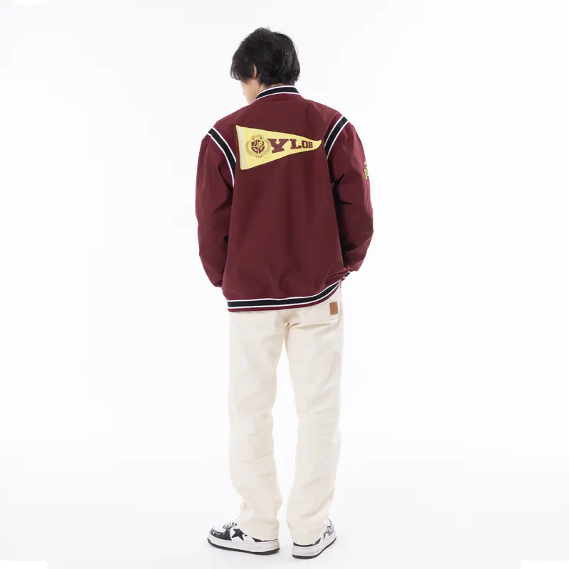 BURNIN Jackets Unisex Burgundy-4